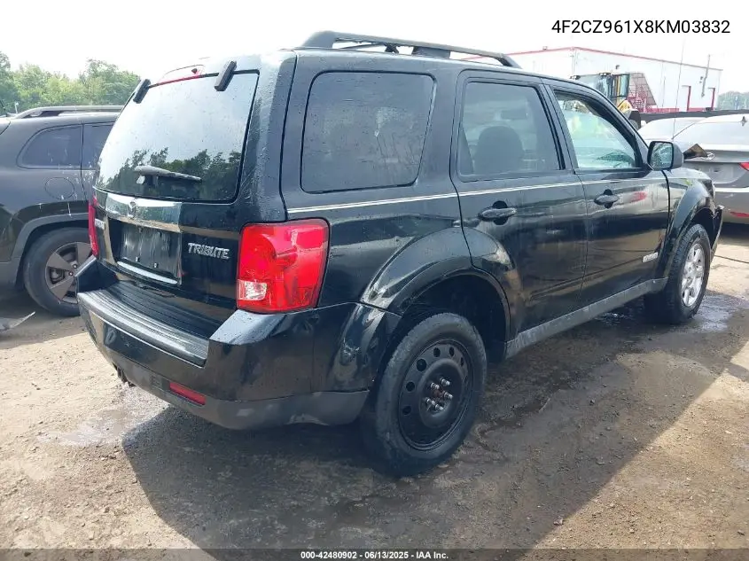2008 Mazda Tribute S Grand Touring VIN: 4F2CZ961X8KM03832 Lot: 42480902