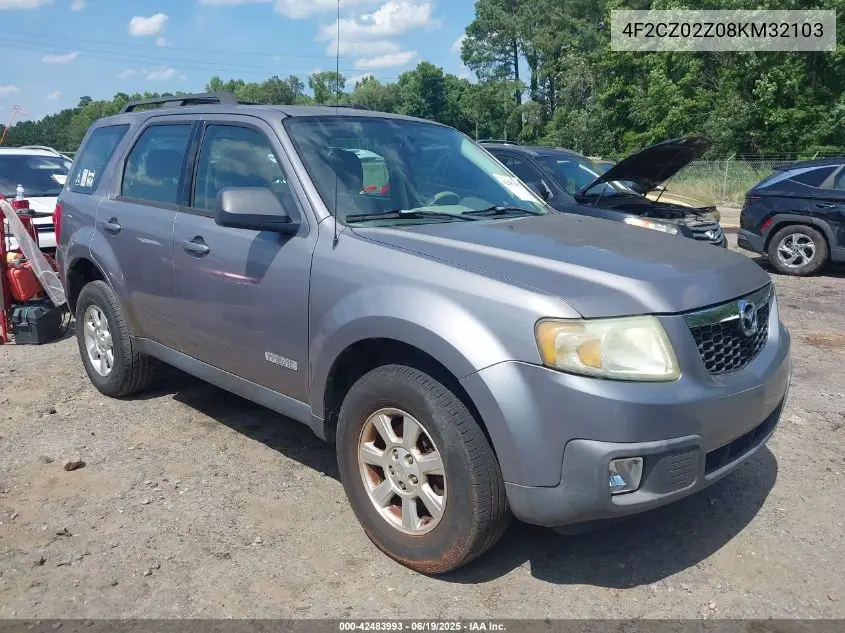2008 Mazda Tribute I Sport VIN: 4F2CZ02Z08KM32103 Lot: 42483993