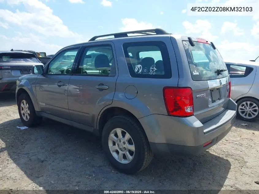 2008 Mazda Tribute I Sport VIN: 4F2CZ02Z08KM32103 Lot: 42483993