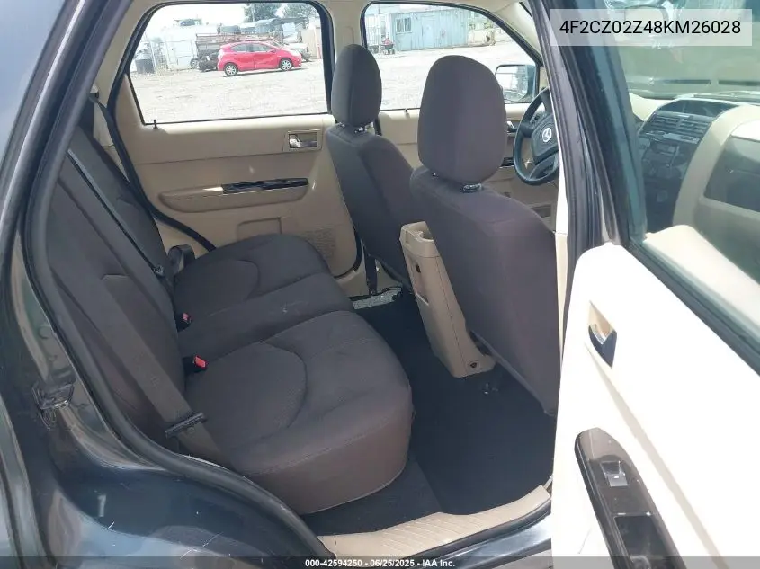 2008 Mazda Tribute I Sport VIN: 4F2CZ02Z48KM26028 Lot: 42594250