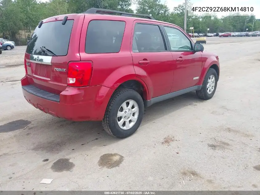 2008 Mazda Tribute I Touring VIN: 4F2CZ92Z68KM14810 Lot: 42621730