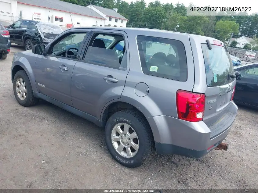 2008 Mazda Tribute I Sport VIN: 4F2CZ02Z18KM26522 Lot: 42658444