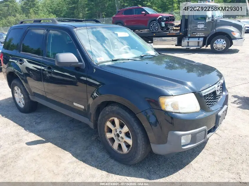 2008 Mazda Tribute I Touring VIN: 4F2CZ92Z58KM29301 Lot: 42743051