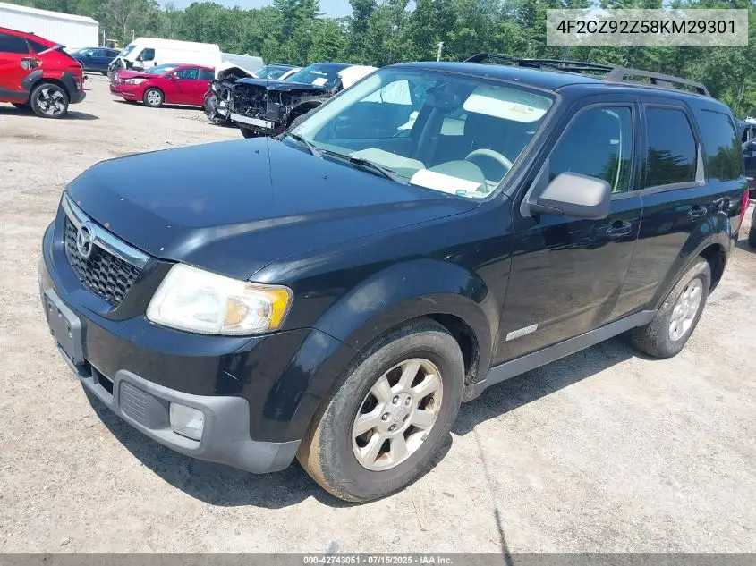 2008 Mazda Tribute I Touring VIN: 4F2CZ92Z58KM29301 Lot: 42743051