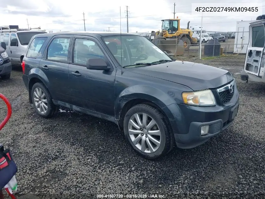 2009 Mazda Tribute I Sport VIN: 4F2CZ02749KM09455 Lot: 41807720