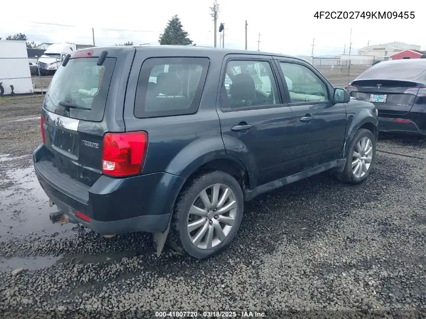 2009 Mazda Tribute I Sport VIN: 4F2CZ02749KM09455 Lot: 41807720