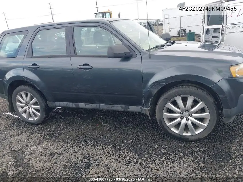 2009 Mazda Tribute I Sport VIN: 4F2CZ02749KM09455 Lot: 41807720