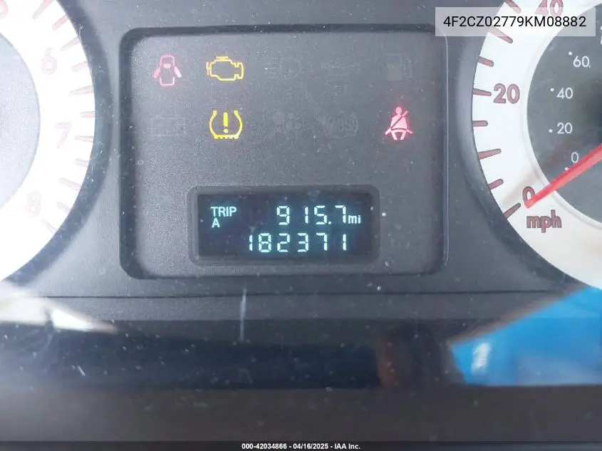 2009 Mazda Tribute I Sport VIN: 4F2CZ02779KM08882 Lot: 42034866