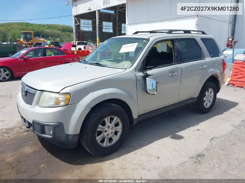 2009 Mazda Tribute I Touring VIN: 4F2CZ027X9KM01280 Lot: 42162284