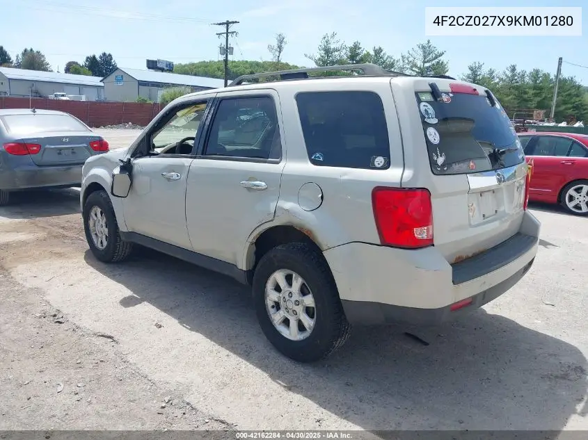 2009 Mazda Tribute I Touring VIN: 4F2CZ027X9KM01280 Lot: 42162284