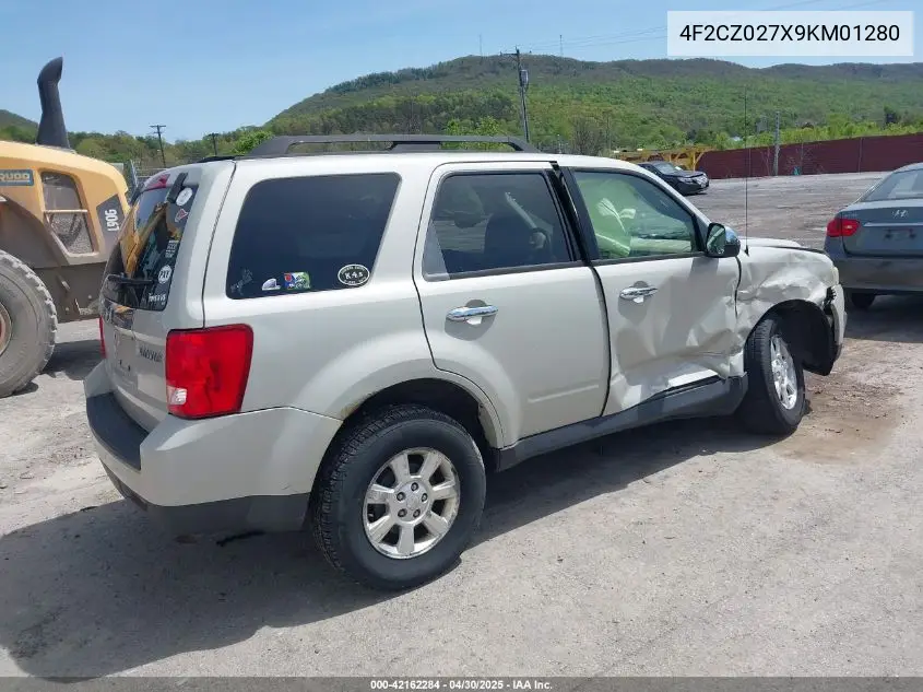 2009 Mazda Tribute I Touring VIN: 4F2CZ027X9KM01280 Lot: 42162284