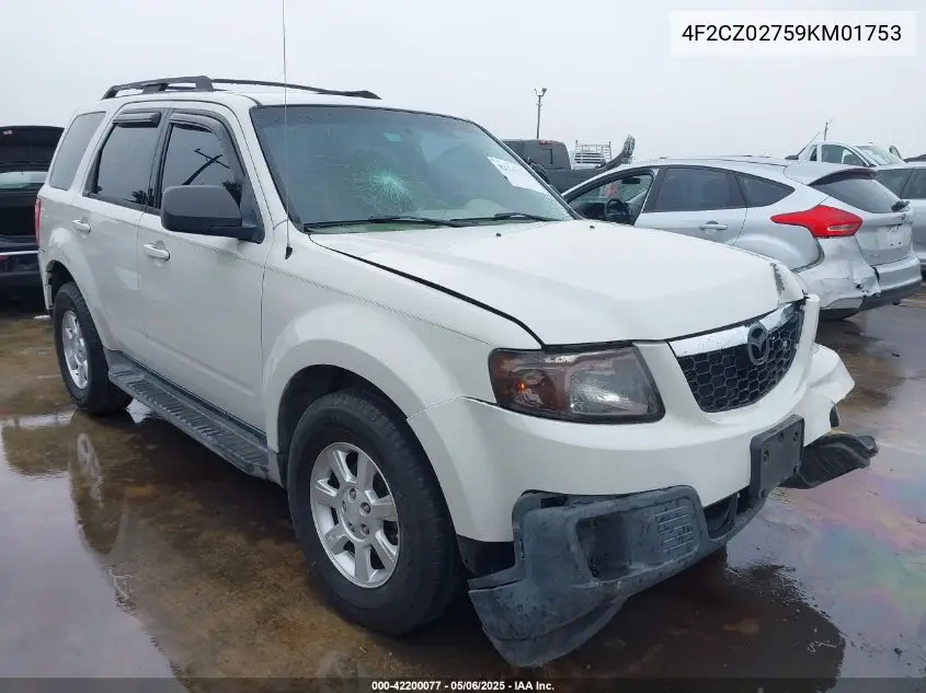 2009 Mazda Tribute I Sport VIN: 4F2CZ02759KM01753 Lot: 42200077
