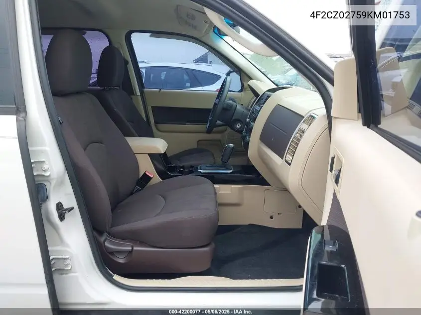 2009 Mazda Tribute I Sport VIN: 4F2CZ02759KM01753 Lot: 42200077