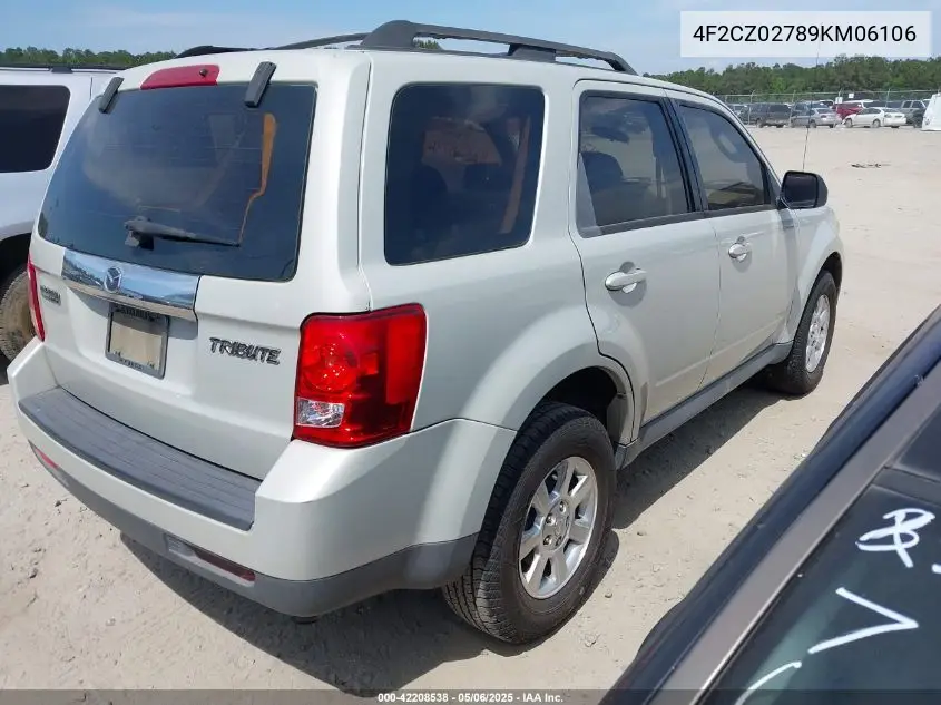 2009 Mazda Tribute I Sport VIN: 4F2CZ02789KM06106 Lot: 42208538