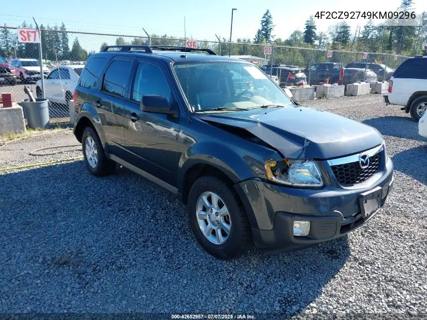 2009 Mazda Tribute I Grand Touring VIN: 4F2CZ92749KM09296 Lot: 42652957