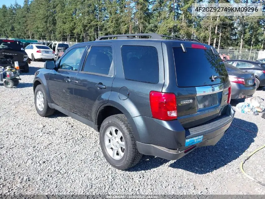 2009 Mazda Tribute I Grand Touring VIN: 4F2CZ92749KM09296 Lot: 42652957