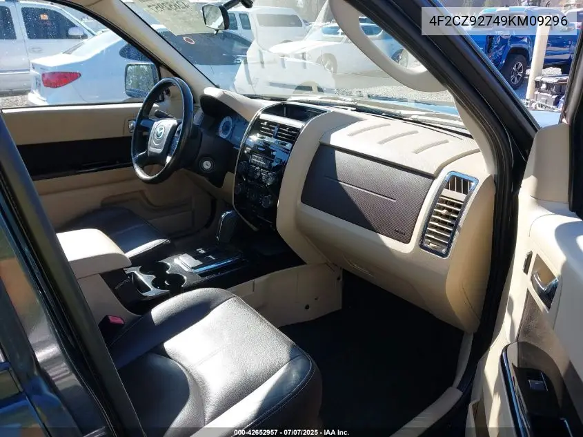 2009 Mazda Tribute I Grand Touring VIN: 4F2CZ92749KM09296 Lot: 42652957