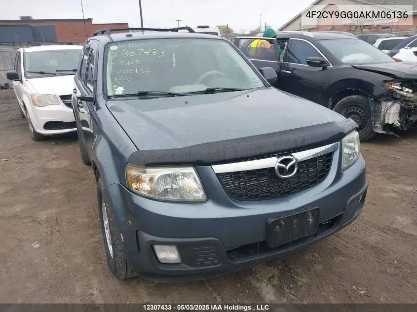 4f2cy9gg0akm06136 4F2CY9GG0AKM06136 2010 Mazda Tribute Gs V6/Gt V6/Gx V6