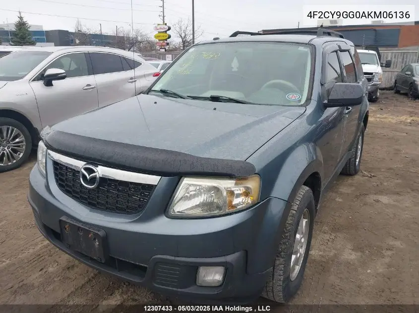 4f2cy9gg0akm06136 4F2CY9GG0AKM06136 2010 Mazda Tribute Gs V6/Gt V6/Gx V6