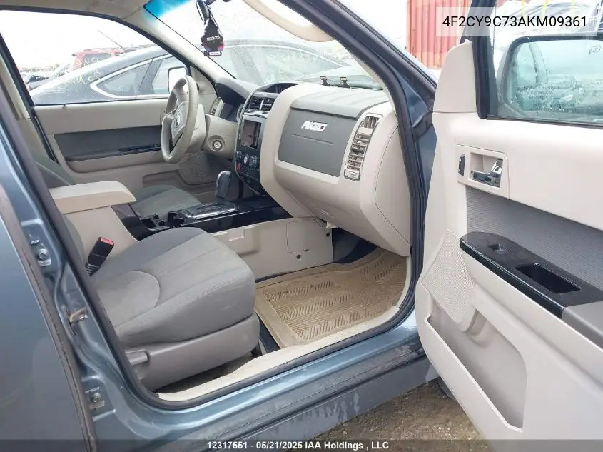 2010 Mazda Tribute I VIN: 4F2CY9C73AKM09361 Lot: 12317551