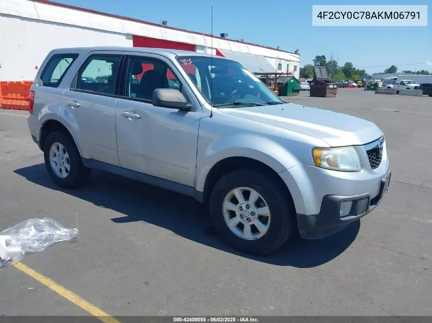2010 Mazda Tribute I Sport VIN: 4F2CY0C78AKM06791 Lot: 42408058