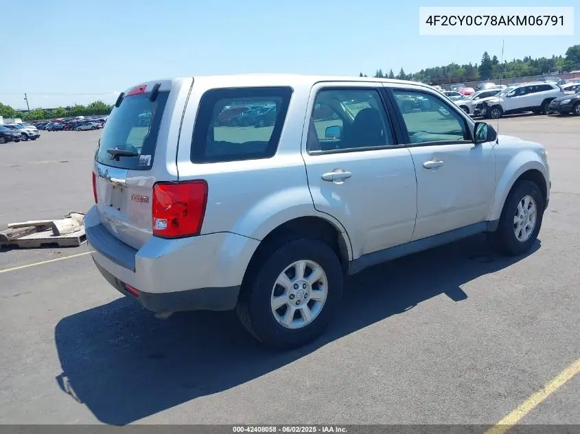 2010 Mazda Tribute I Sport VIN: 4F2CY0C78AKM06791 Lot: 42408058