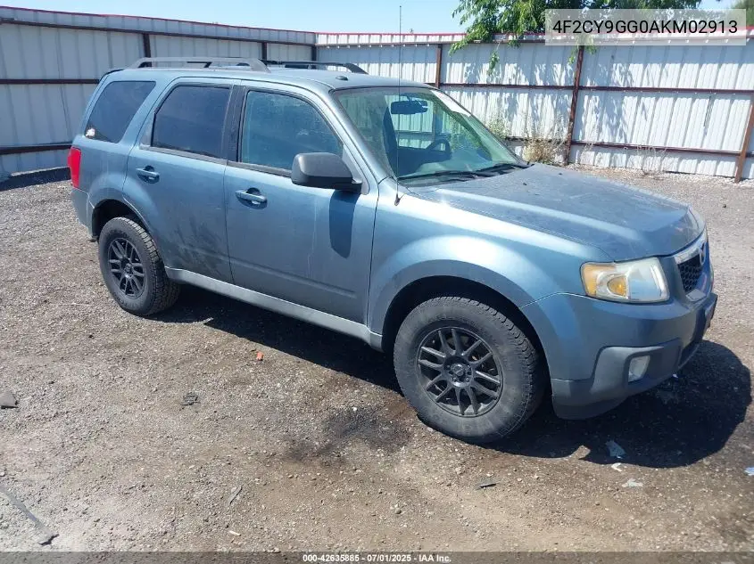 2010 Mazda Tribute S Grand Touring VIN: 4F2CY9GG0AKM02913 Lot: 42635885