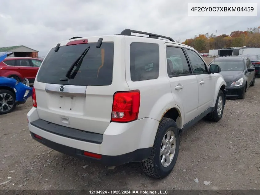 2011 Mazda Tribute VIN: 4F2CY0C7XBKM04459 Lot: 12134924
