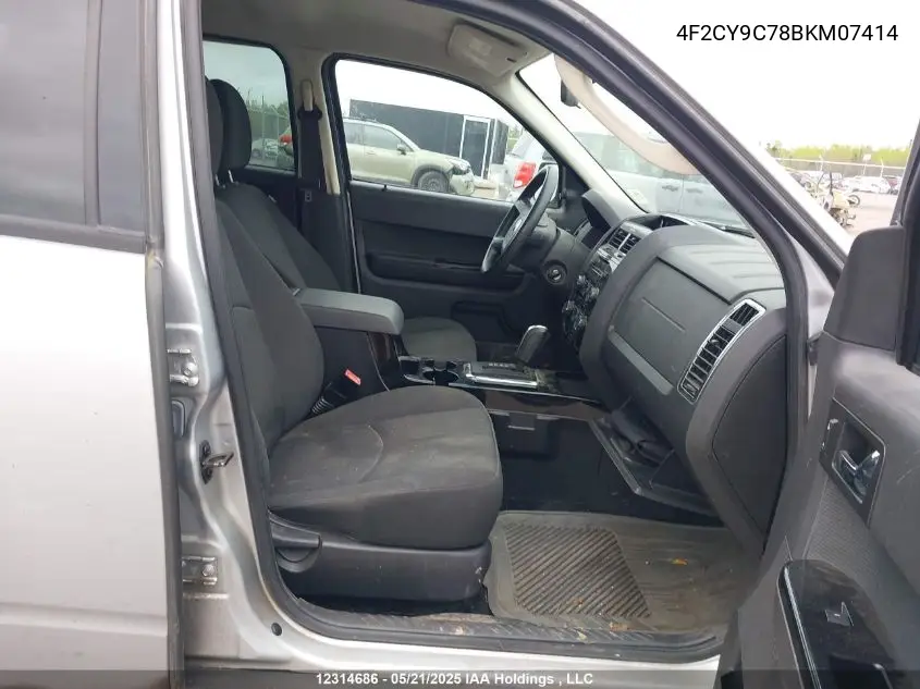 2011 Mazda Tribute I VIN: 4F2CY9C78BKM07414 Lot: 12314686