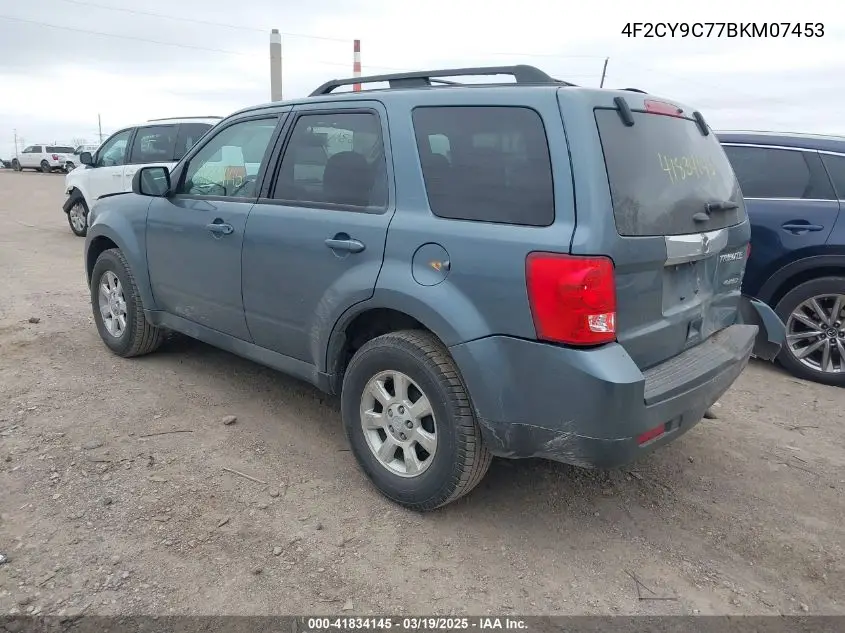 2011 Mazda Tribute I Grand Touring VIN: 4F2CY9C77BKM07453 Lot: 41834145