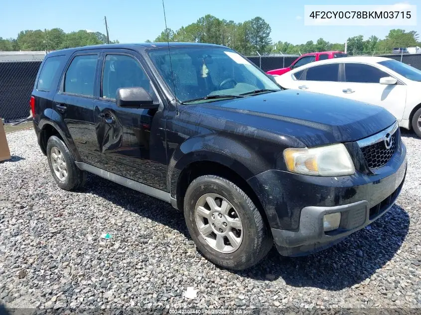 2011 Mazda Tribute I Sport VIN: 4F2CY0C78BKM03715 Lot: 42308440