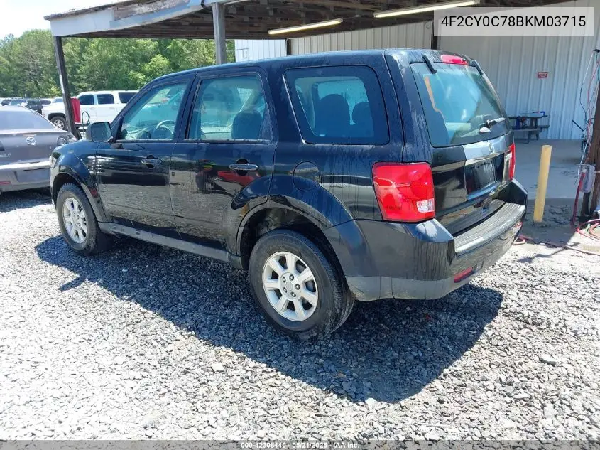 2011 Mazda Tribute I Sport VIN: 4F2CY0C78BKM03715 Lot: 42308440