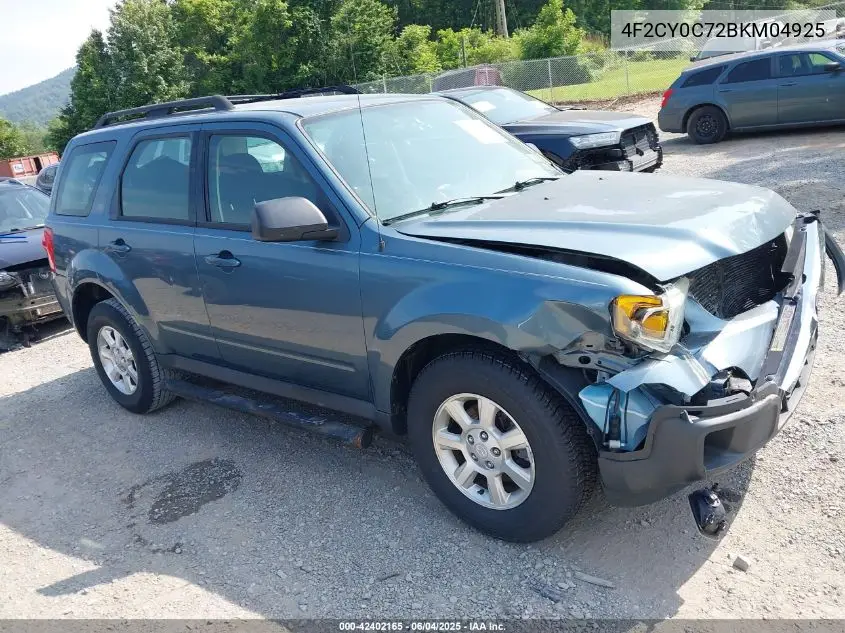 2011 Mazda Tribute I Sport VIN: 4F2CY0C72BKM04925 Lot: 42402165