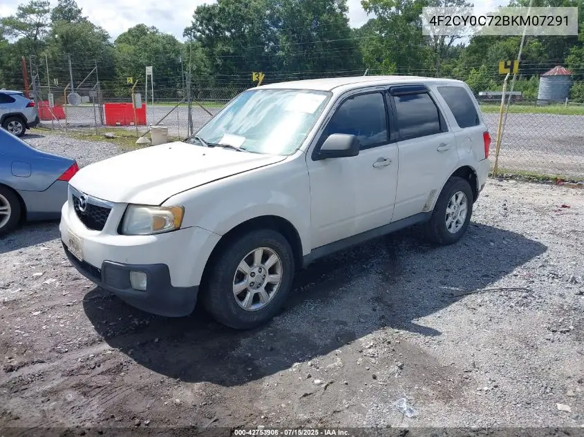 2011 Mazda Tribute I Sport VIN: 4F2CY0C72BKM07291 Lot: 42753906