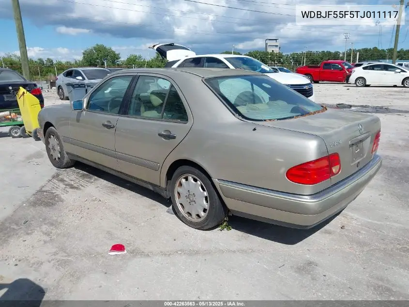 1996 Mercedes-Benz E 320 VIN: WDBJF55F5TJ011117 Lot: 42263563