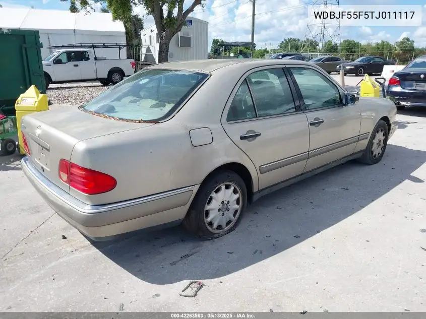 1996 Mercedes-Benz E 320 VIN: WDBJF55F5TJ011117 Lot: 42263563