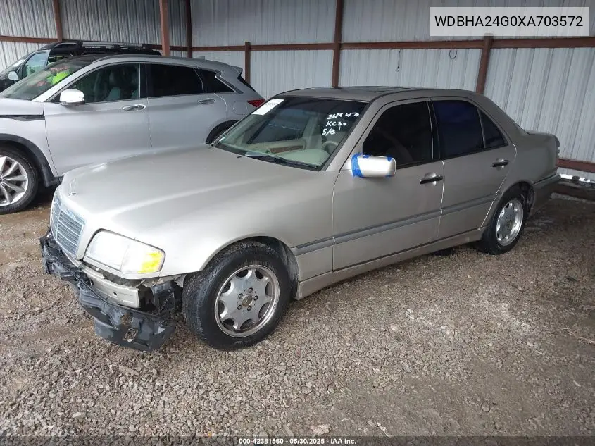 1999 Mercedes-Benz C 230 Kompressor VIN: WDBHA24G0XA703572 Lot: 42381560