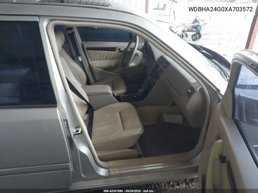 1999 Mercedes-Benz C 230 Kompressor VIN: WDBHA24G0XA703572 Lot: 42381560