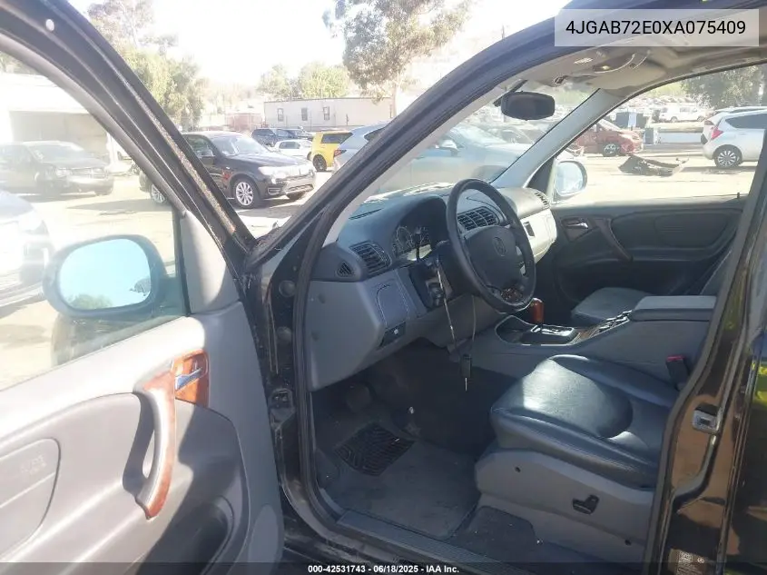 1999 Mercedes-Benz Ml 430 VIN: 4JGAB72E0XA075409 Lot: 42531743