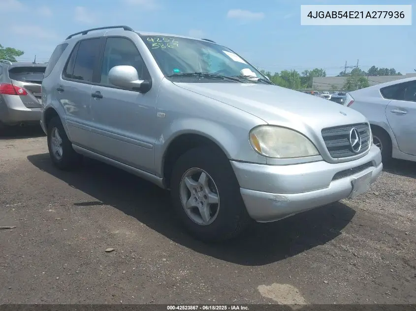 2001 Mercedes-Benz Ml 320 VIN: 4JGAB54E21A277936 Lot: 42523867