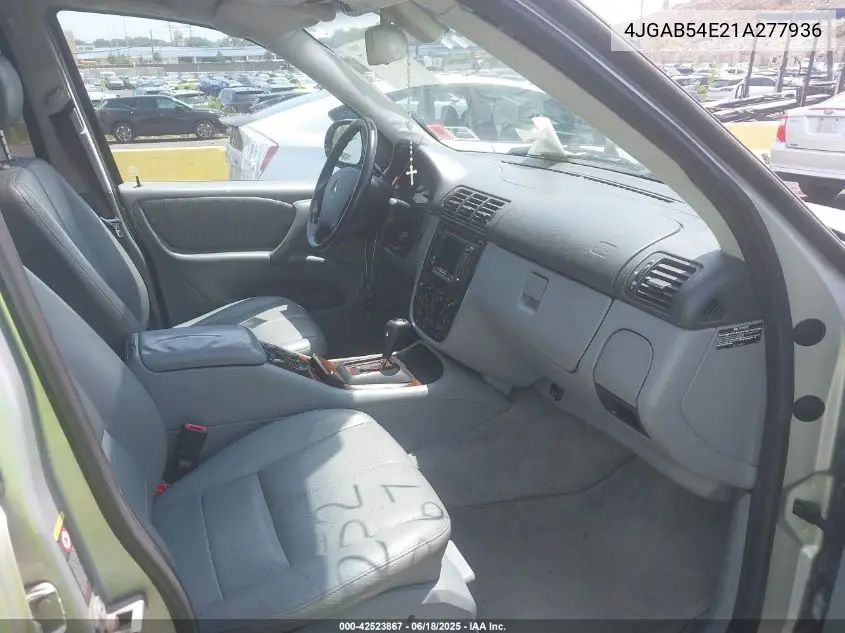2001 Mercedes-Benz Ml 320 VIN: 4JGAB54E21A277936 Lot: 42523867