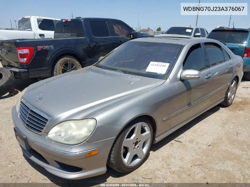 2003 Mercedes-Benz S 430 VIN: WDBNG70J23A376067 Lot: 42352299