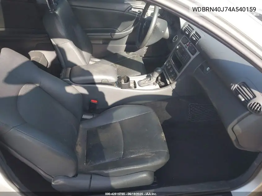 2004 Mercedes-Benz C 230 Kompressor Sport VIN: WDBRN40J74A540159 Lot: 42515785