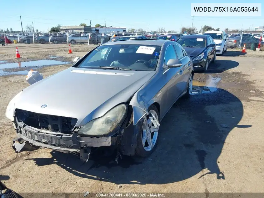 2006 Mercedes-Benz Cls 500 VIN: WDDDJ75X16A055644 Lot: 41700441