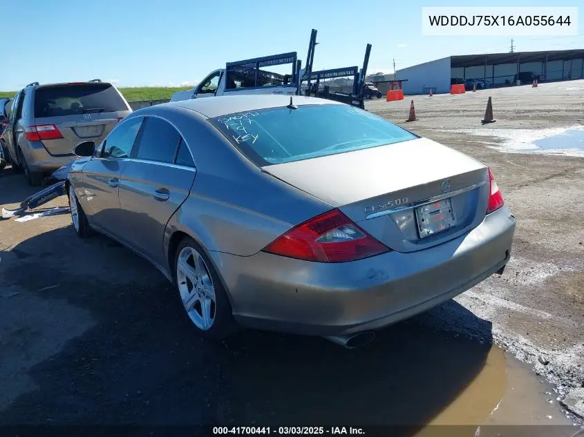 2006 Mercedes-Benz Cls 500 VIN: WDDDJ75X16A055644 Lot: 41700441