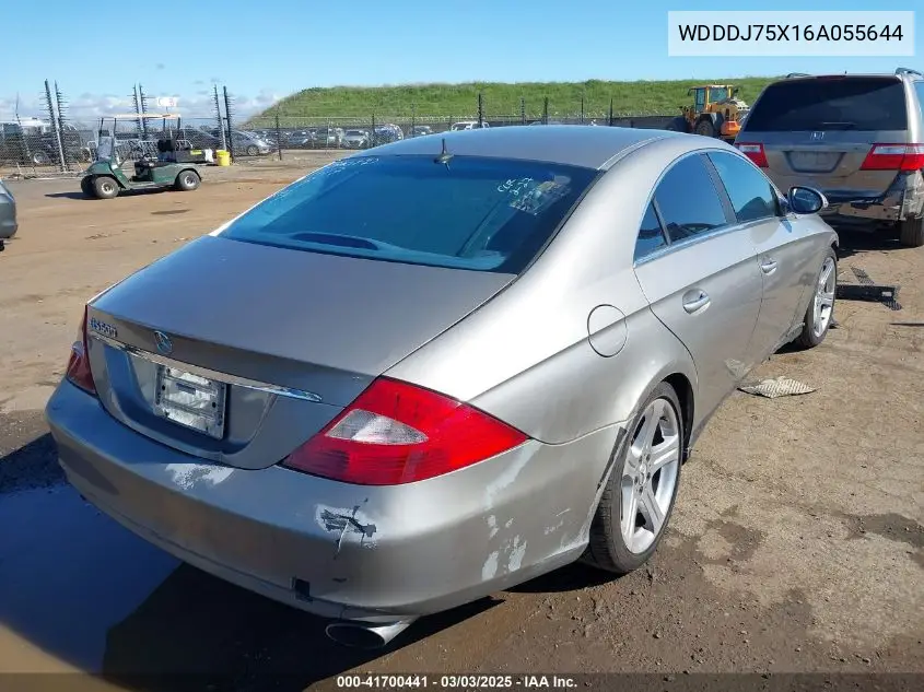 2006 Mercedes-Benz Cls 500 VIN: WDDDJ75X16A055644 Lot: 41700441