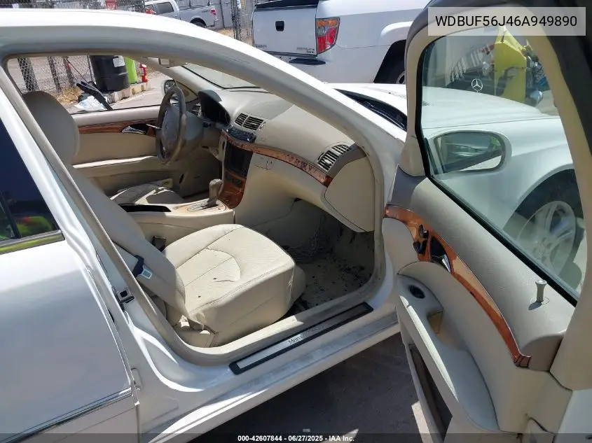 2006 Mercedes-Benz E 350 VIN: WDBUF56J46A949890 Lot: 42607844