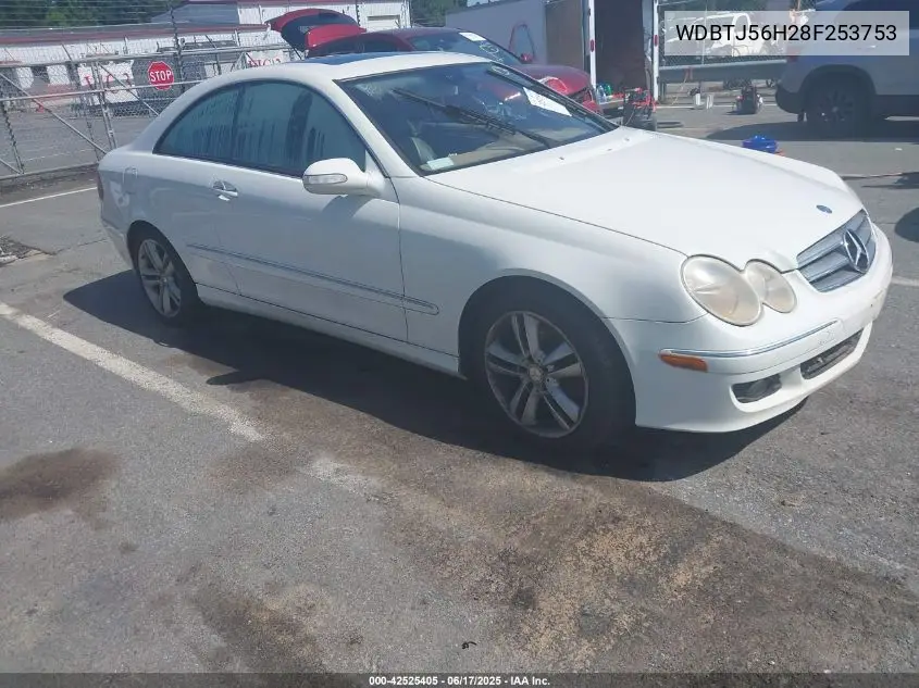 2008 Mercedes-Benz Clk 350 VIN: WDBTJ56H28F253753 Lot: 42525405
