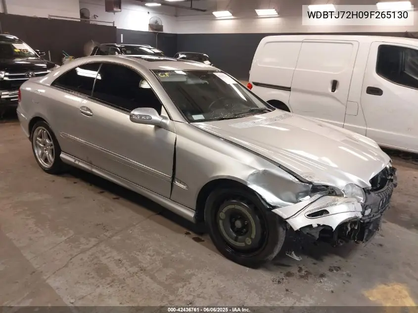 2009 Mercedes-Benz Clk 550 VIN: WDBTJ72H09F265130 Lot: 42436761
