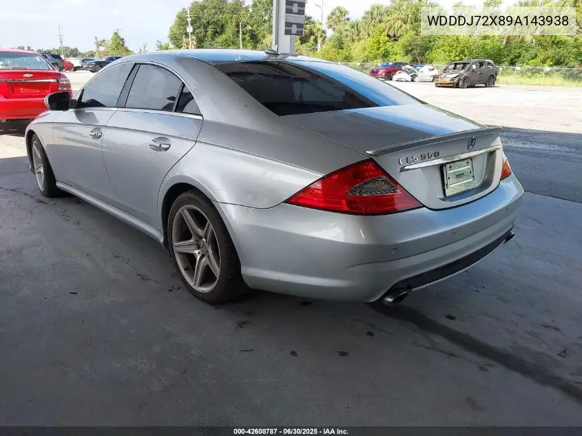 2009 Mercedes-Benz Cls 550 VIN: WDDDJ72X89A143938 Lot: 42608787